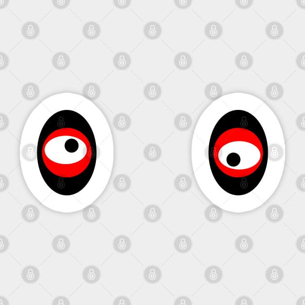 the eyes Sticker by rickylabellevie